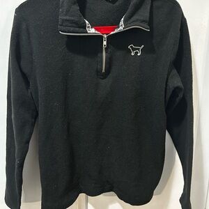Victoria's Secret Black Zip-Up Sweater